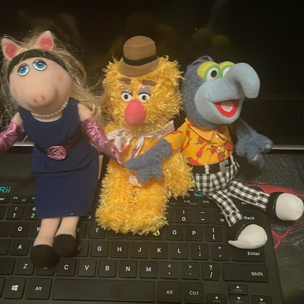 Lot Of 3 Muppet Plush Toy.